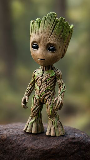 Create an original, newly composed image based on this scene description: This is a picture of a small toy. The toy is a