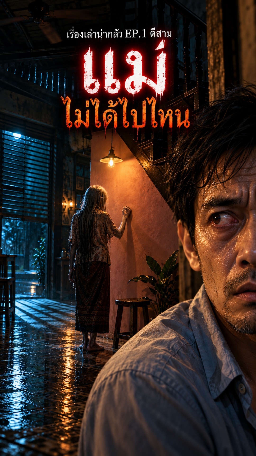 แม่ไม่ได้ไปไหน — ตีสาม
ทุกคืนตอนตีสาม… ผมได้ยินเสียงเคาะ สามครั้ง เหมือนที่แม่เคยเคาะประตูปลุกผมทุกเช้า แต่เสียงนั้นไม่ไ
